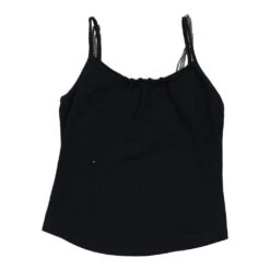 Vintage Unbranded Cami Top - Medium Black Cotton