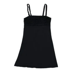 Vintage Unbranded Mini Dress - Small Black Polyester