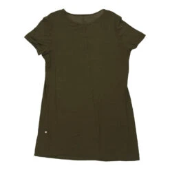 Vintage Unbranded T-Shirt Dress - XL Khaki Viscose -Vintage Vibes Carmen Mens 24.02.23107