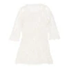 Vintage Unbranded Mini Dress - Medium White Cotton Blend -Vintage Vibes Carmen Womens 03.03.23126
