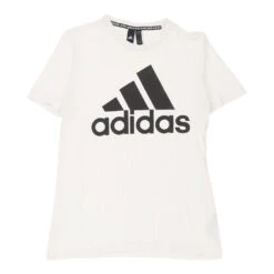 Vintage Adidas T-Shirt - XS White Cotton