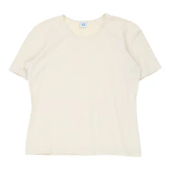 Vintage Arena T-Shirt - Medium Cream Cotton