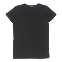 Vintage Dolce & Gabbana T-Shirt - Medium Black Cotton