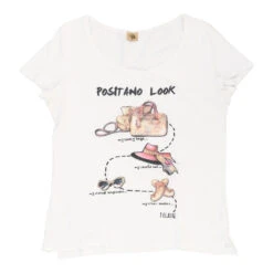 Vintage Alviero Martini T-Shirt - Small White Cotton