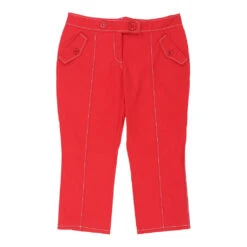 Vintage Moschino Jeans - 24W UK 4 Red Cotton