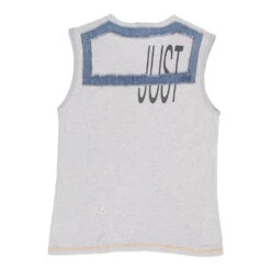 Vintage Just Cavalli Vest - XL Grey Cotton -Vintage Vibes Ele Womens Redo 11.11.22.228