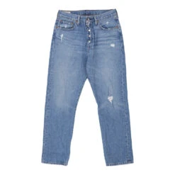 Vintage Levis 501 High Waisted Jeans - 30W UK 10 Blue Cotton