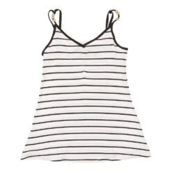 Vintage Blu Motion Strap Top - XS White Cotton