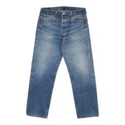 Vintage Levis 501 High Waisted Jeans - 34W UK 16 Blue Cotton