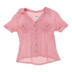 Vintage Moschino Blouse - Medium Red Viscose