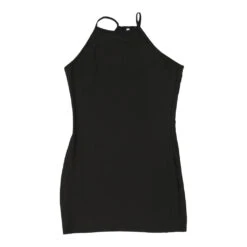 Vintage Unbranded Mini Dress - Large Black Polyester