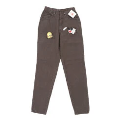 Vintage Emmanuel Schvili Jeans - 24W UK 4 Brown Cotton