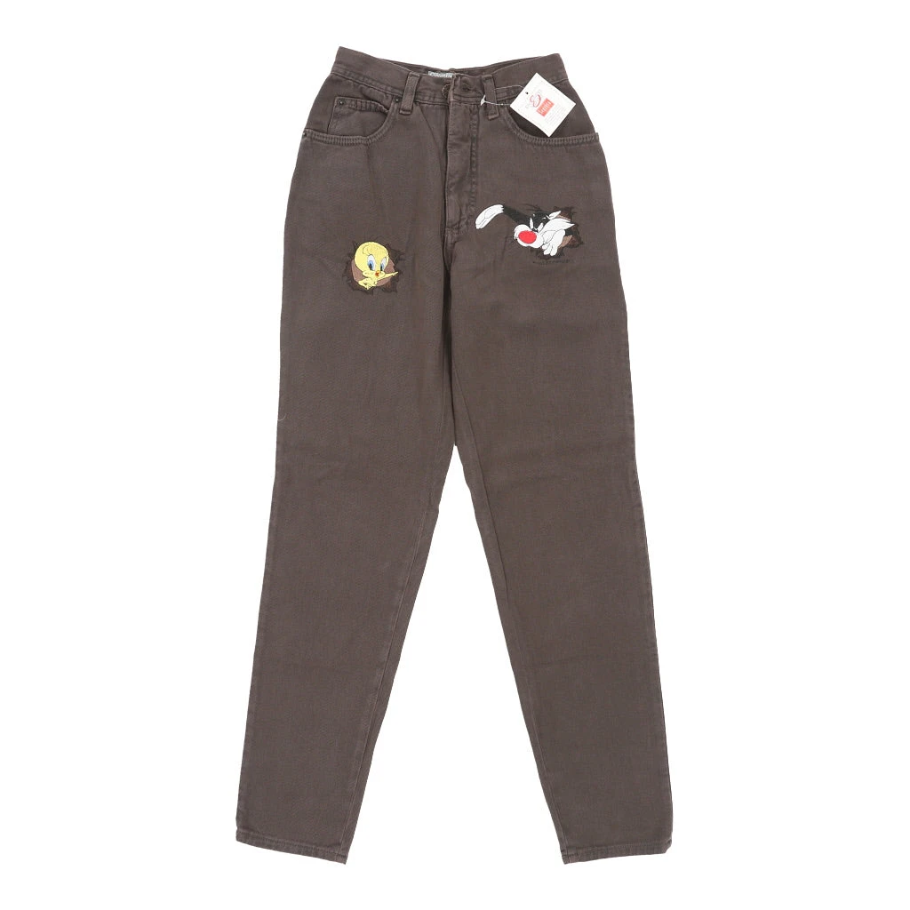 Vintage Emmanuel Schvili Jeans - 24W UK 4 Brown Cotton 3 Vintage Emmanuel Schvili Jeans - 24W UK 4 Brown Cotton