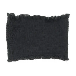 Vintage The Lemon Strapless Top - XS Black Cotton