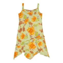 Vintage Eliza Dress - XL Yellow Polyester -Vintage Vibes Mary Womens 11.10.21410