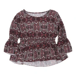 Vintage Unbranded Blouse - XL Red Polyester