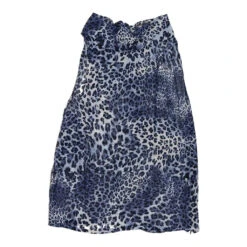 Vintage July Selection Blouse - Small Blue Cotton