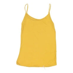 Vintage Unbranded Strap Top - Medium Yellow Viscose -Vintage Vibes abby.womens.tops .17.5.22165