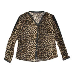 Vintage Jean Paul Berlin Blouse - Large Brown Polyester