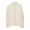Vintage Unbranded Blouse - Small Cream Polyester -Vintage Vibes aimee coats 4.1.23350