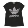 Vintage Adidas T-Shirt - Small Black Cotton -Vintage Vibes aimee mens womens 30.12.22289