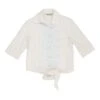 Vintage Vani R Blouse - Large White Cotton -Vintage Vibes brogan womens tops 13.1.22185