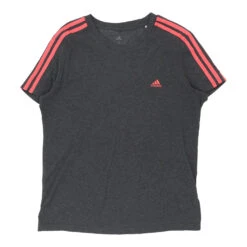 Vintage Adidas T-Shirt - Large Grey Cotton