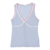 Vintage Easy Wear Vest - Medium Blue Cotton -Vintage Vibes courteney 22.6.22 redo240