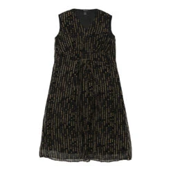 Vintage Unbranded Empire Dress - Medium Black Polyester