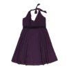 Vintage Unbranded Halterneck Dress - Medium Purple Polyester -Vintage Vibes courteney mixed womens 31.5.22128