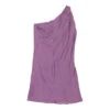 Vintage Cavalli One Shoulder Dress - Large Purple Silk -Vintage Vibes courteney womens 9.8.22352