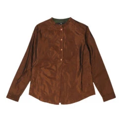 Vintage Etro Blouse - Medium Brown Silk