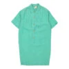 Vintage Salvatore Ferragamo Shirt Dress - Medium Green Cotton -Vintage Vibes ele womens 12.5.22146