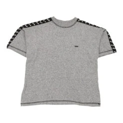 Vintage Lotto T-Shirt - Large Grey Cotton