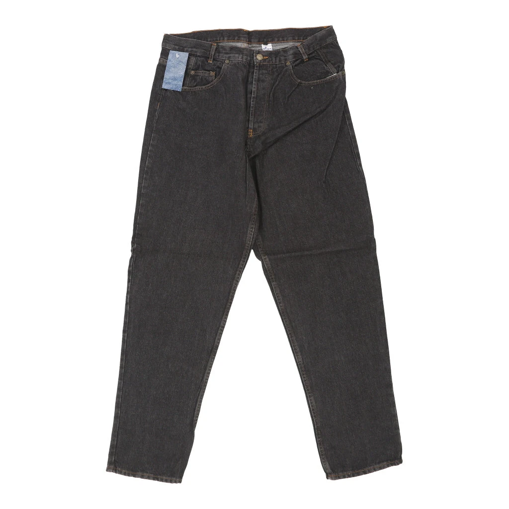 Vintage Kenzo High Waisted Jeans - 34W UK 16 Grey Polyester 3 Vintage Kenzo High Waisted Jeans - 34W UK 16 Grey Polyester