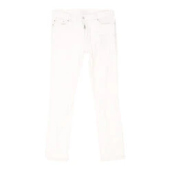 Vintage Prada Jeans - 36W UK 14 White Cotton