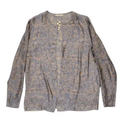 Vintage Christian Dior Blouse - Medium Beige Silk