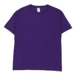 Vintage Gildan T-Shirt - Small Purple Cotton