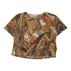 Vintage Marina Rinaldi T-Shirt - Large Brown Cotton