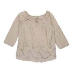 Vintage Unbranded Top - XL Neutral Cotton -Vintage Vibes ella womens tops 12.07.22434