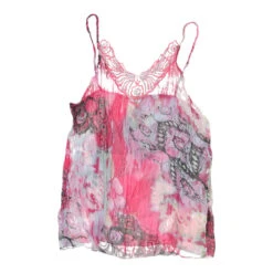 Vintage Smart Women Top - XL Pink Viscose