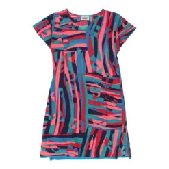 Vintage Missoni Shift Dress - Medium Multicoloured Cotton