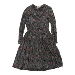 Vintage Valentino Bouffont Dress - Small Black Polyester