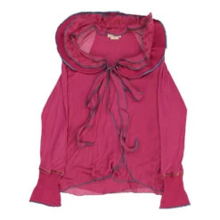 Vintage Marlboro Blouse - XL Pink Viscose