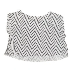 Vintage Vibes 17 Vintage Unbranded Crop Top - Large White Polyester