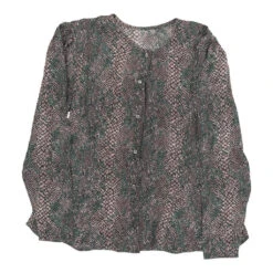 Vintage Unbranded Blouse - Small Patterned Polyester